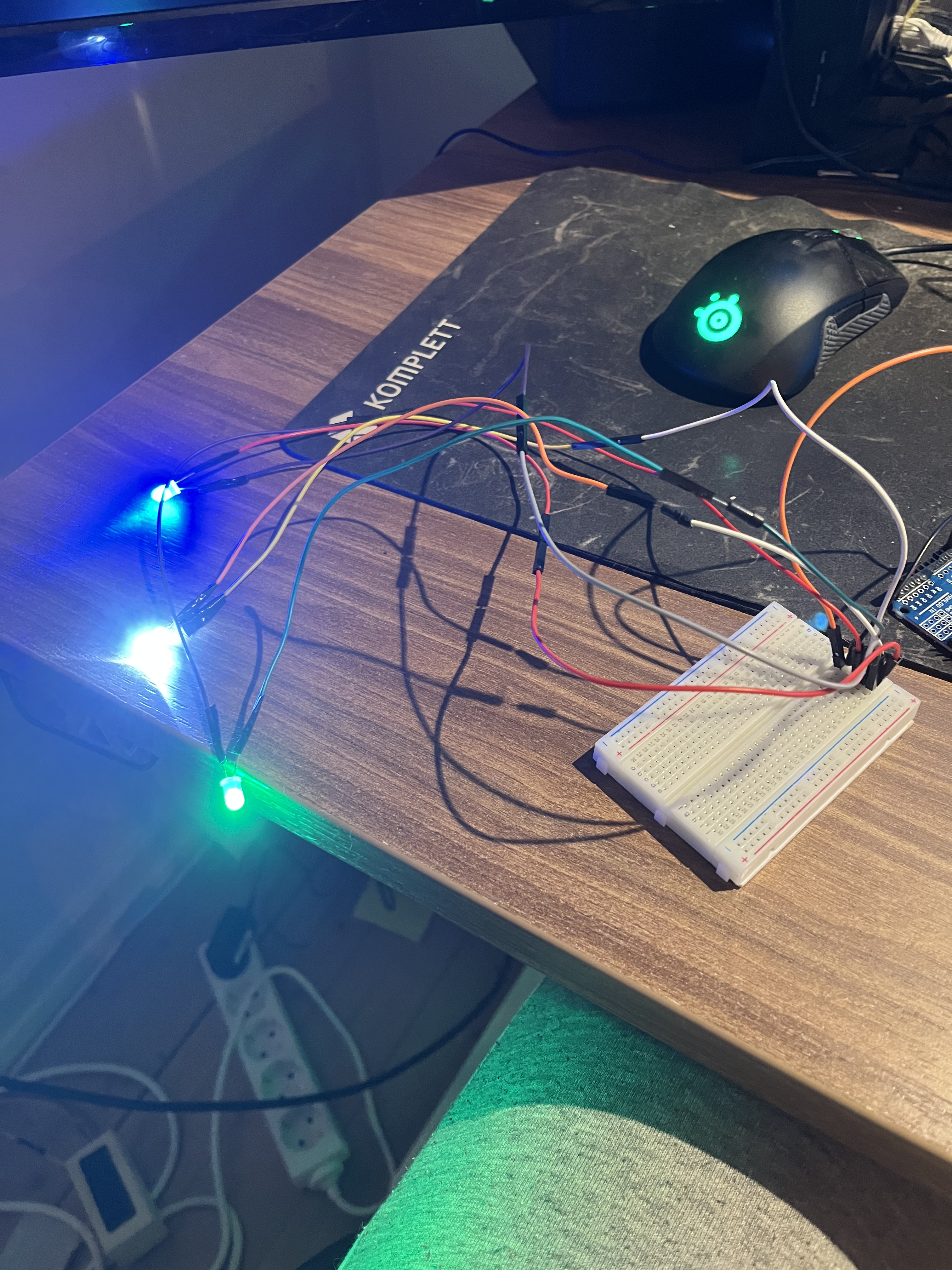 leds soldered