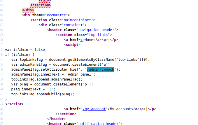 HTML Source