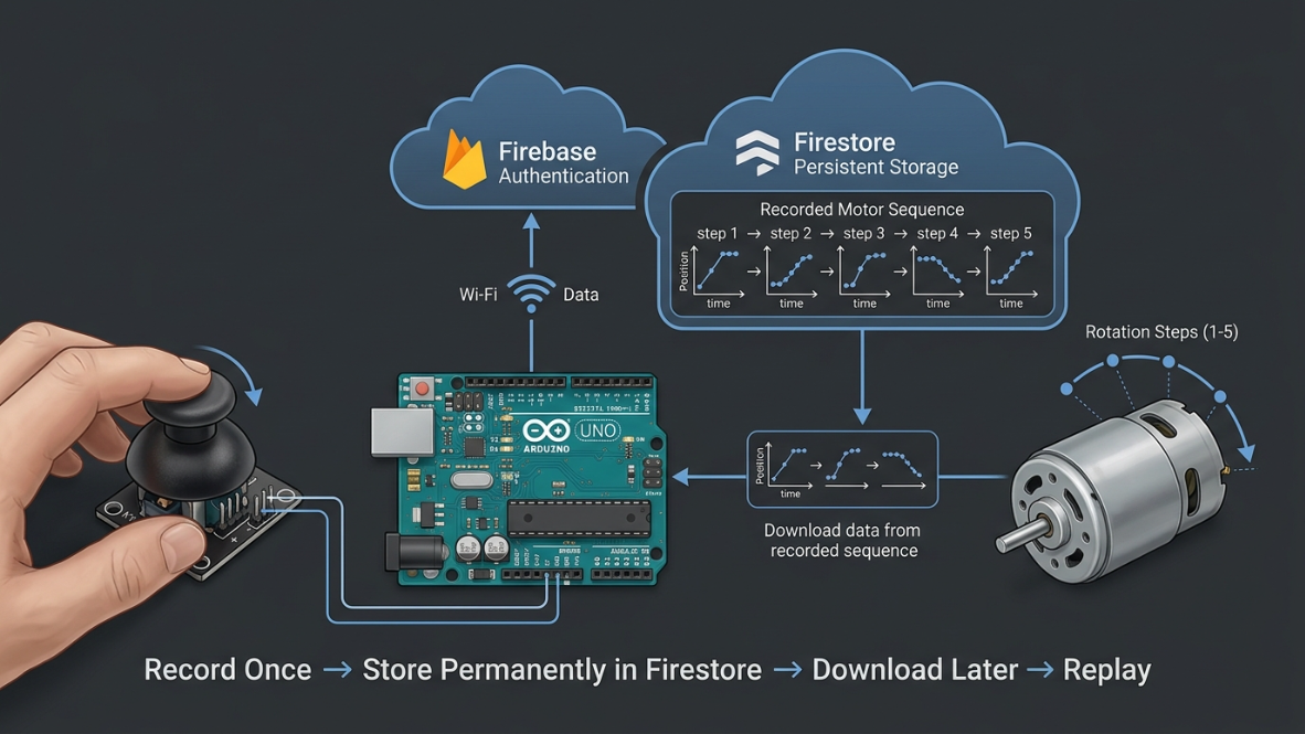 Firebase motor recording proof of concept