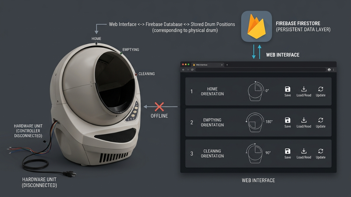 Litter box firebase webapp proof of concept